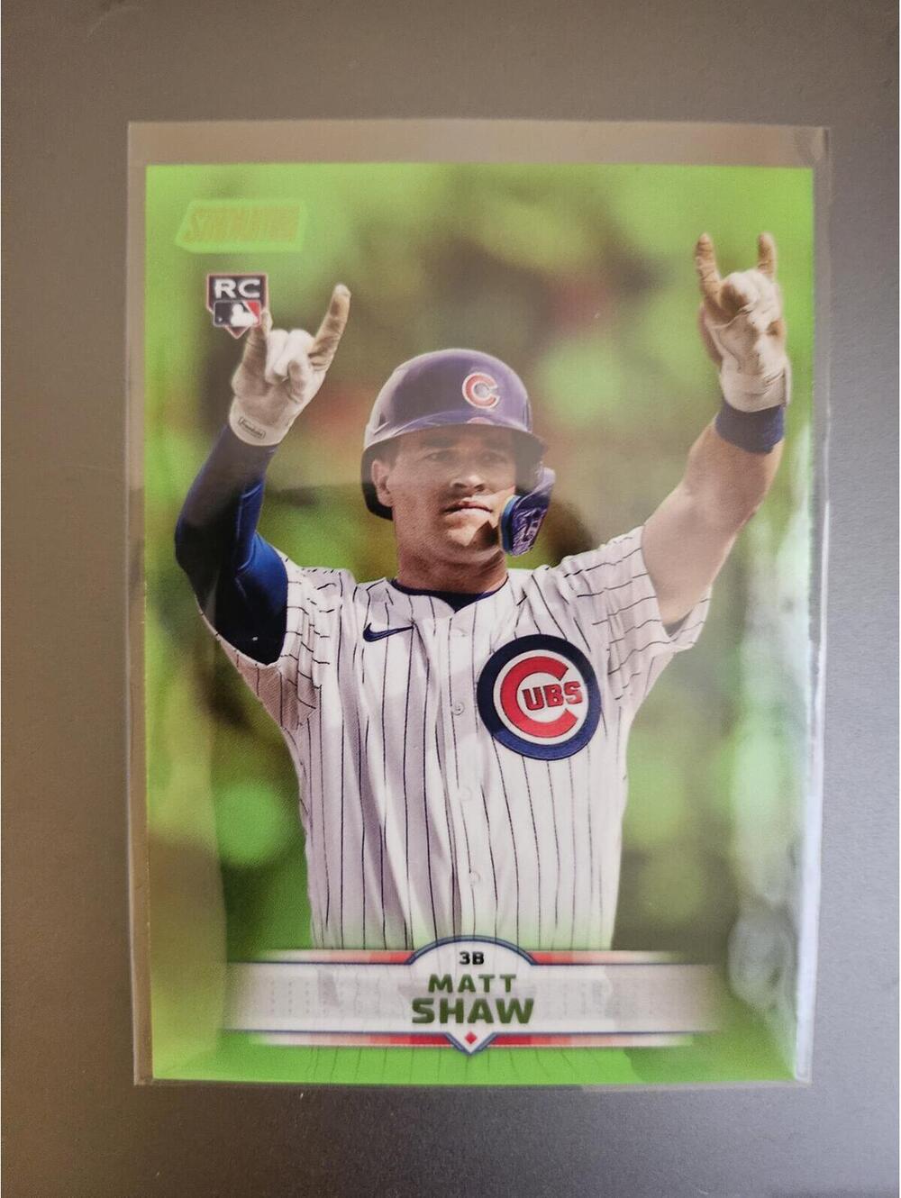 Matt Shaw (RC) [Green Insert] #65 [Rookie] 2025 Topps Stadium Club -Chicago Cubs